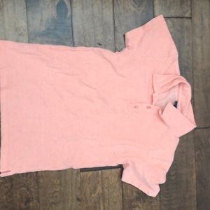 Pink Oscar de la Renta golf shirt/polo